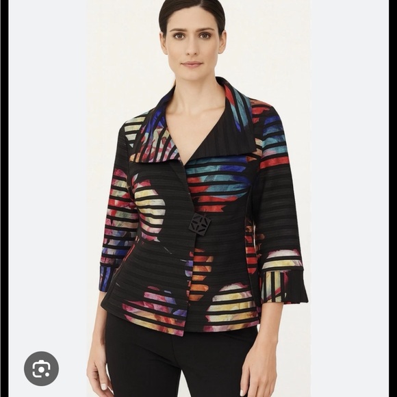 Joseph Ribkoff Vibrant Patterned Blazer - Picture 8 of 8